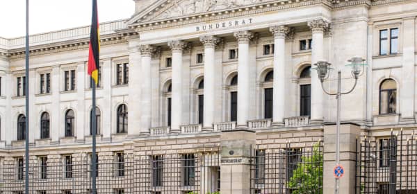 Außenansicht des Bundesratsgebäudes in Berlin