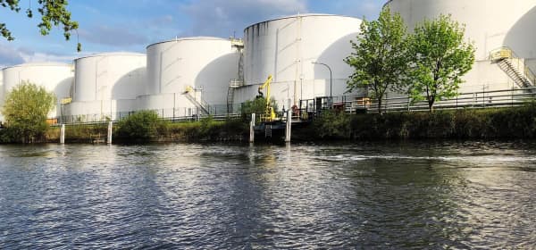 Gasspeicher am Teltowkanal