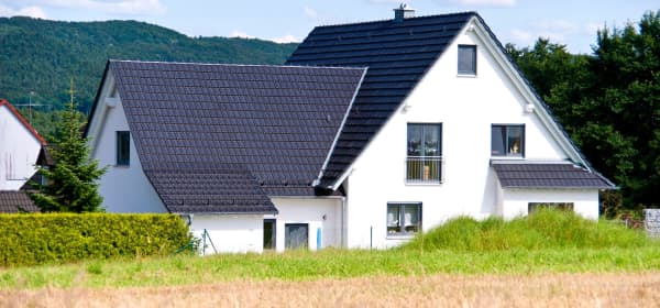 Einfamilienhaus in Deutschland in ländlicher Region