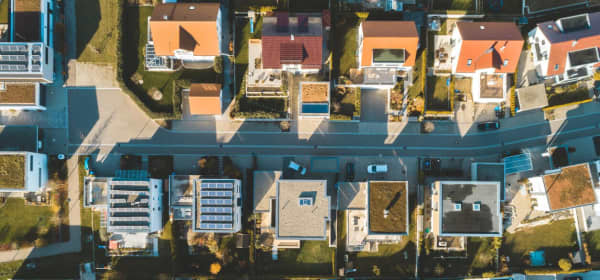 Immobilien aus der Vogelperspektive