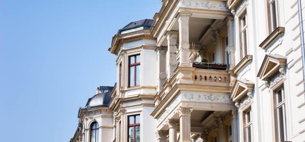 Wohnhaus mit Jugendstilfassade in Leipzig