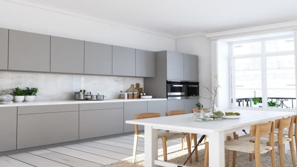 Moderne Küche Grau