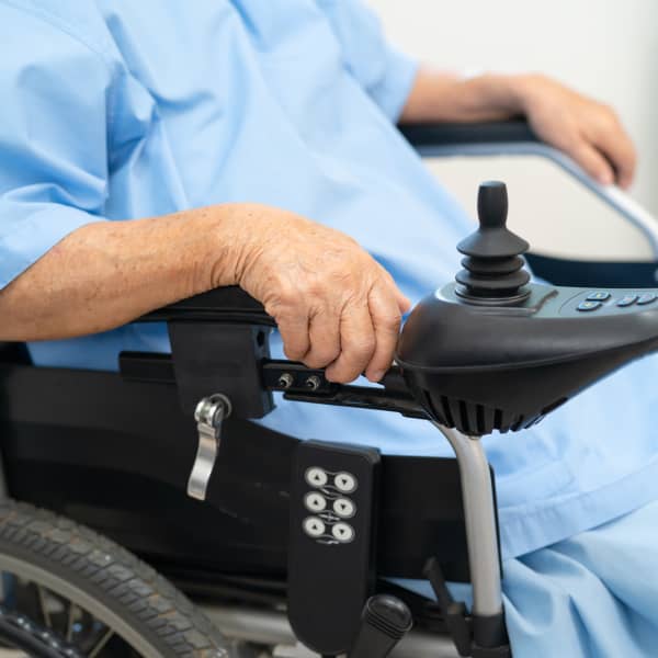 Elektrorollstuhl mit intuitiver Steuerung