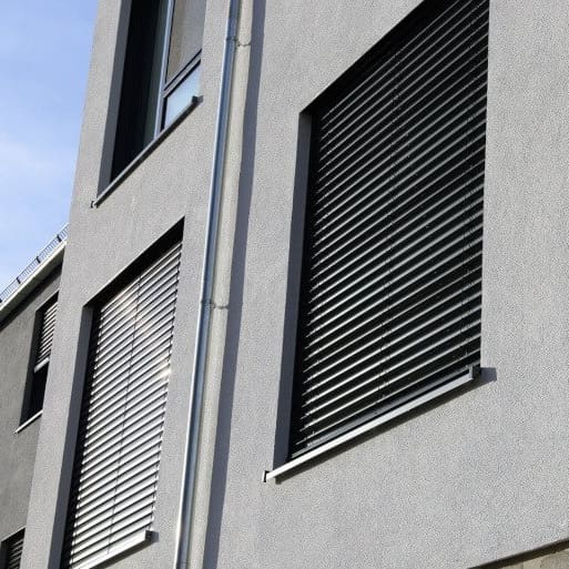 Außenrollos versteckte Neubaurollladen