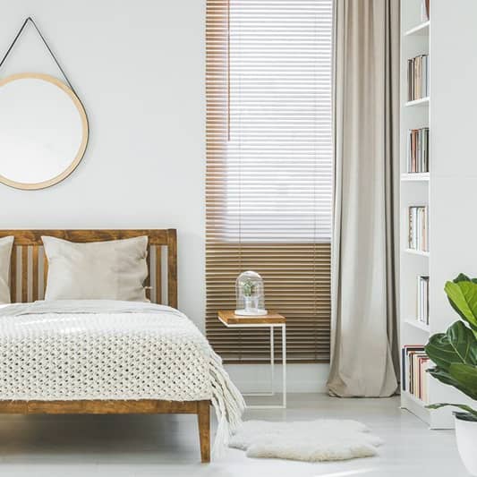 Schlafzimmer im skandinavischem Stil