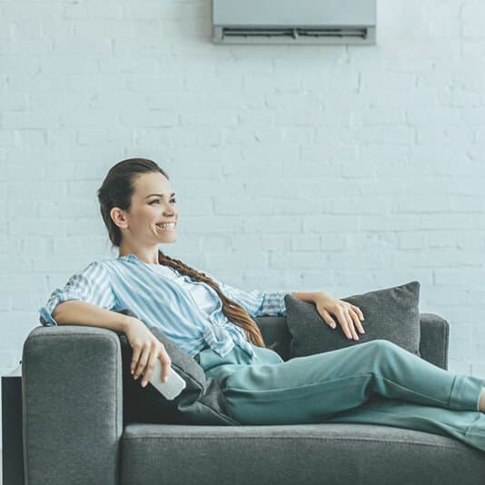 Klimaanlage an der Wand