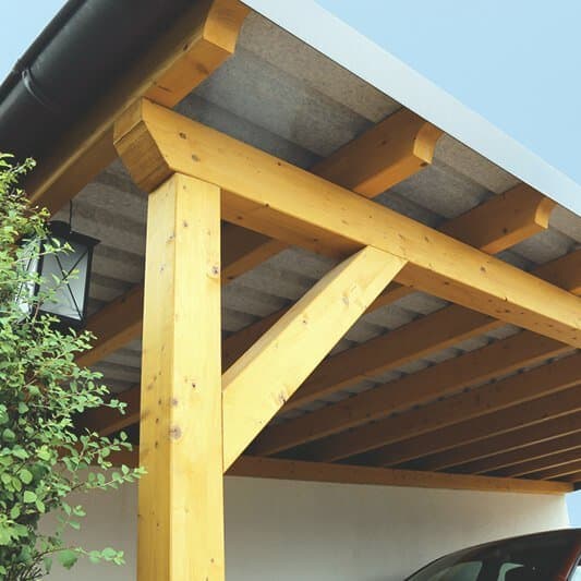 Carport aus Holz