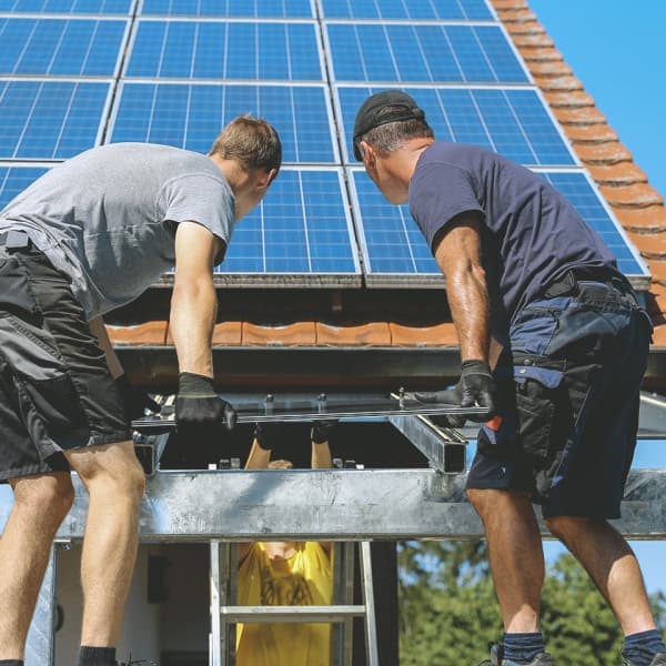 Bau einer Terrassenüberdachung