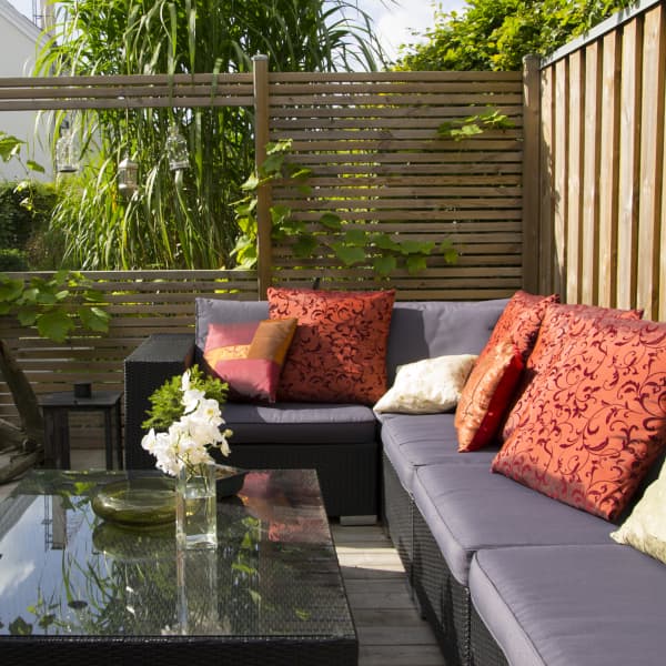 Sichtschutz Garten aus Holz