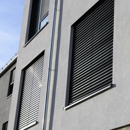Außenrollos versteckte Neubaurollladen