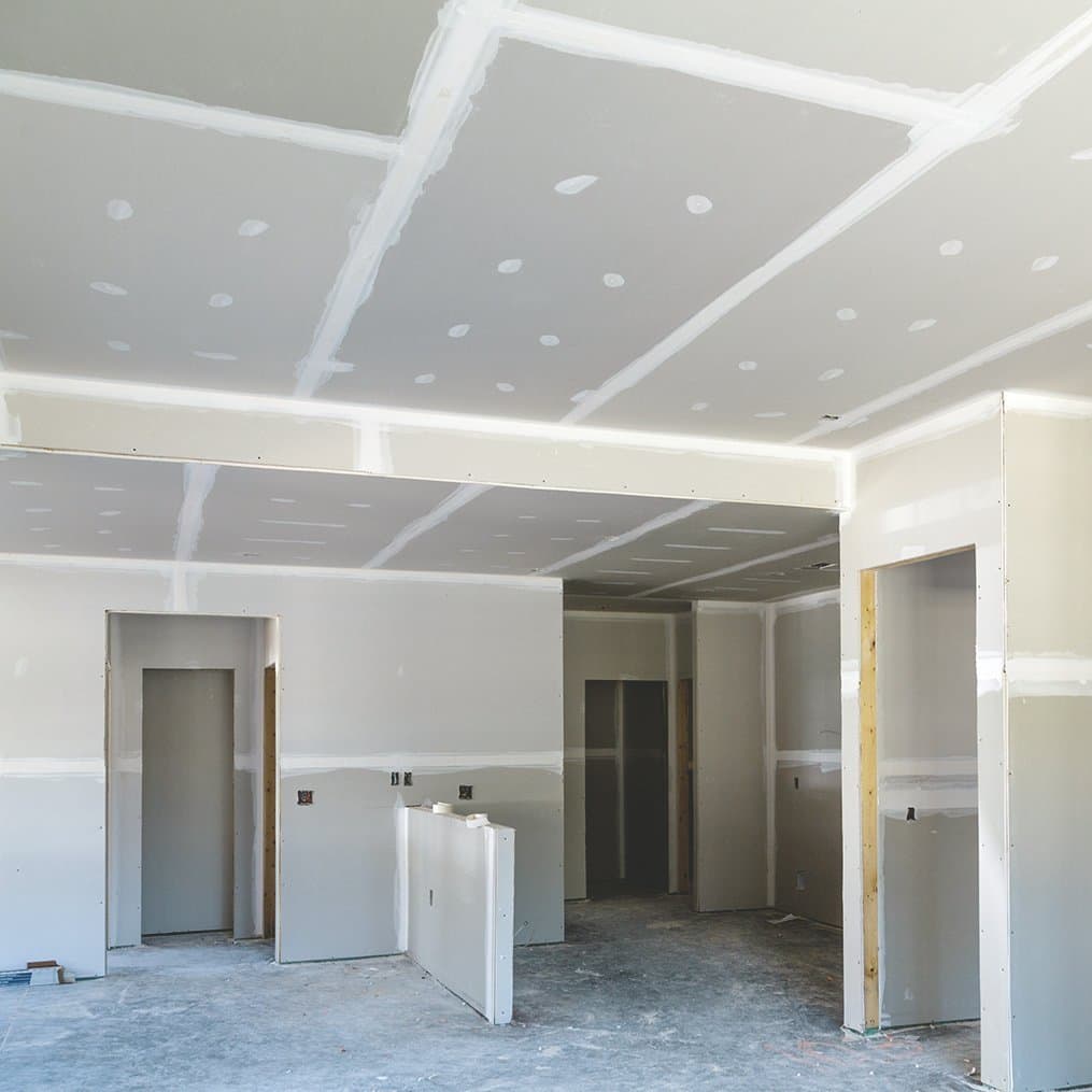Ansicht Innenausbau mit Trockenwänden