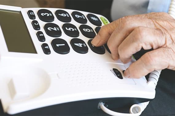 Notruftelefon für Senioren