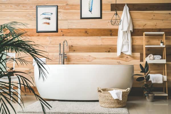 Holz Wandverkleidung Bad