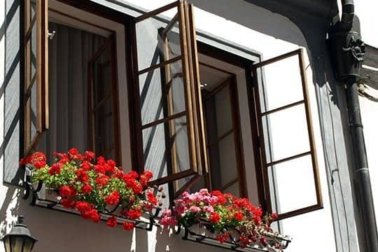 Doppelfenster Rahmen