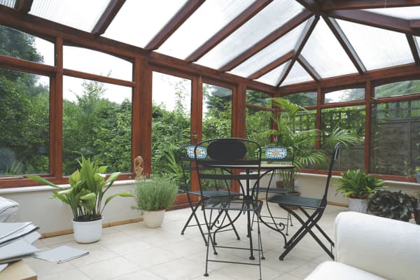 Wintergarten aus Holz