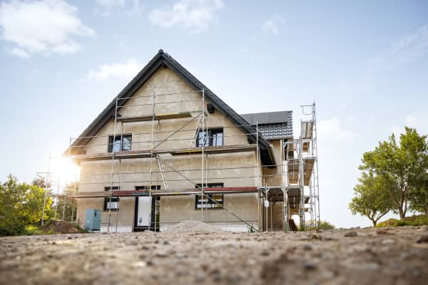 Einfamilienhaus im Bau