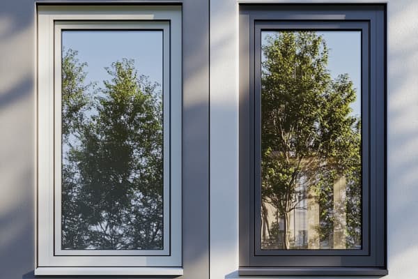 Vergleich zwischen Kunststofffenstern und Alufenstern