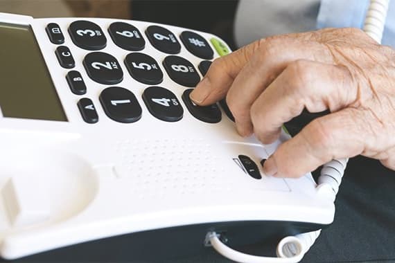 Notruftelefon für Senioren