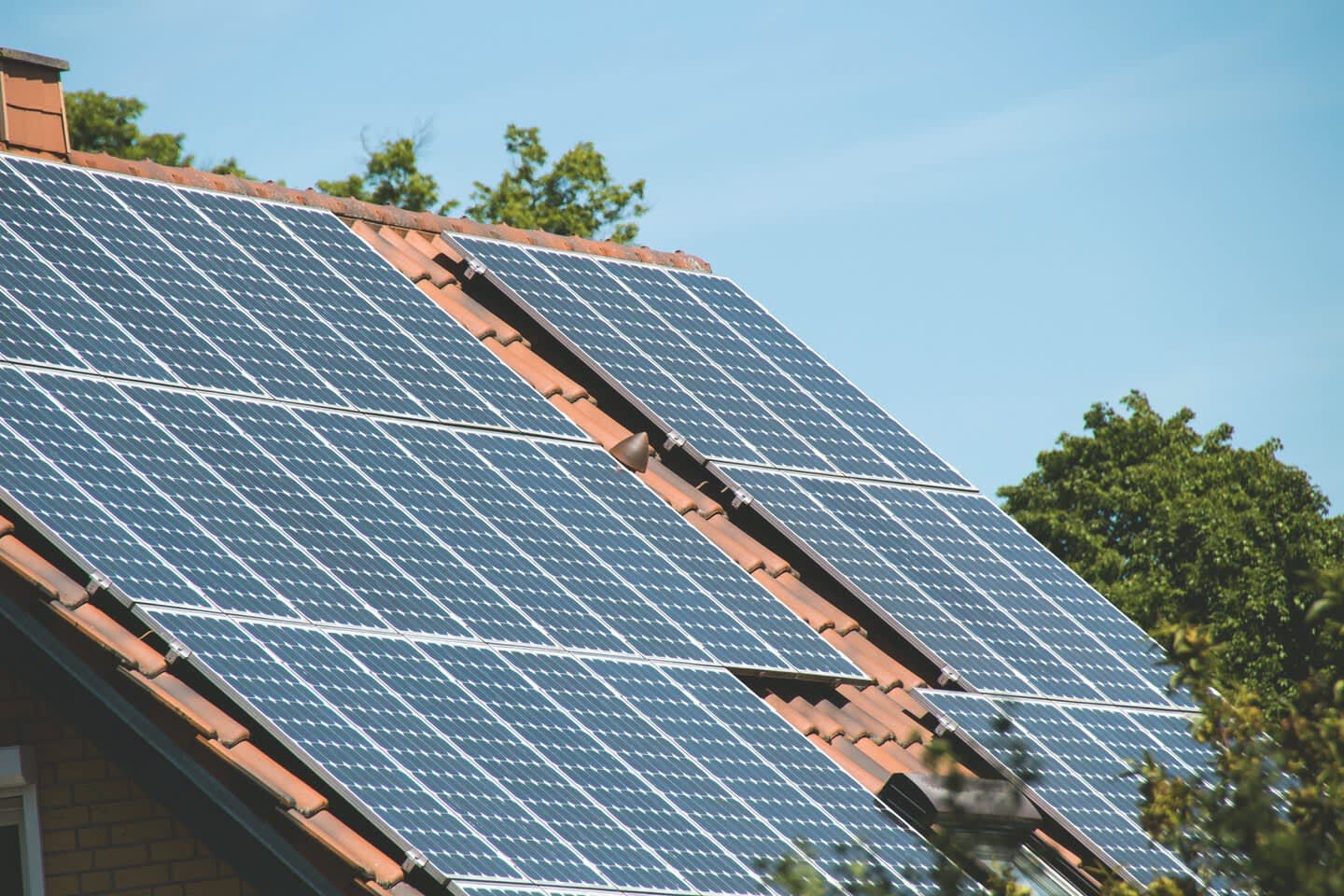 Solaranlage auf Hausdach
