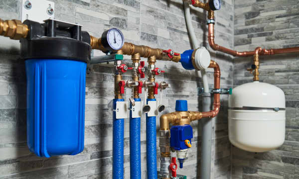 Heizungsraum mit einer Zentralheizung