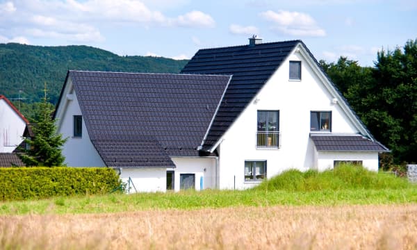 Einfamilienhaus in Deutschland in ländlicher Region