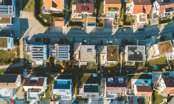 Immobilien aus der Vogelperspektive