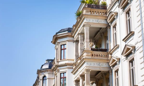 Wohnhaus mit Jugendstilfassade in Leipzig