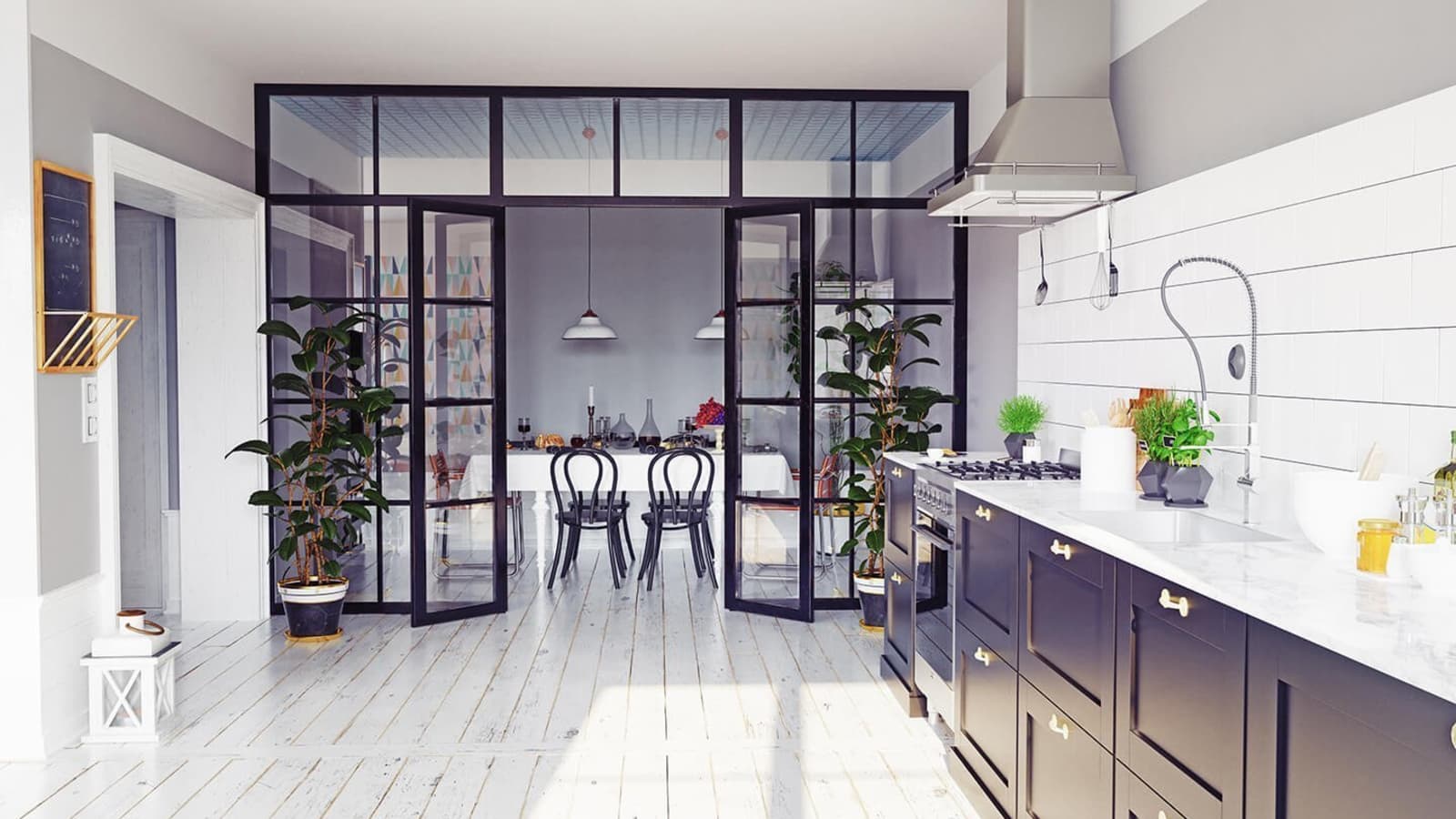 10 schöne raumteiler für offene küchen