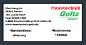 Logo von Haustechnik Goltz GmbH