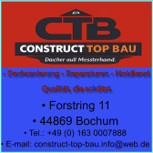 Logo von Construct Top Bau - Dachdecker in Bochum