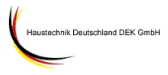 Logo von Haustechnik Deutschland DEK GmbH