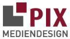 Logo von Pix Mediendesign