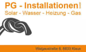 Logo von PG - Installationen GmbH Solar -Wasser-Heizung-Gas