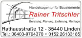 Logo von Handelsagentur für Bauelemente - Rainer Tritschler