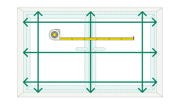 Fenster richtig messen – Anleitung mit Grafik
