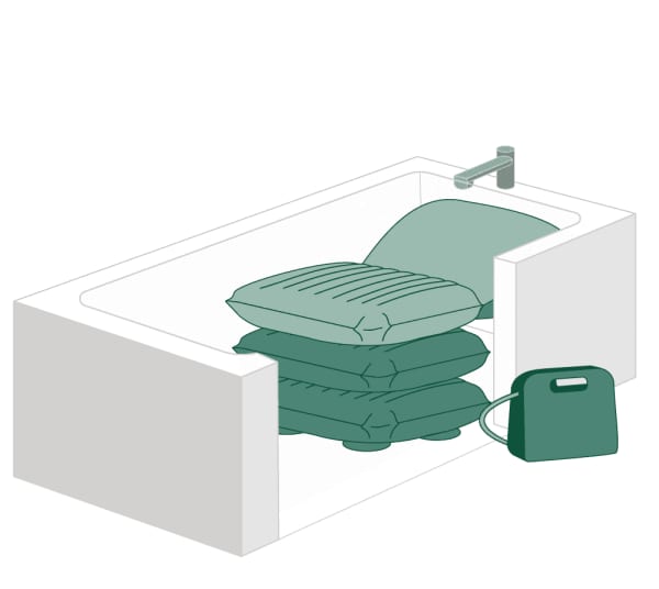 Badewannenlift Badekissen