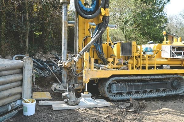Erdwärmepumpe-Bohrung für Erdsonde