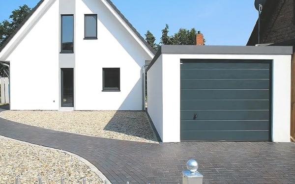 gedämmte Stahlgarage in Modulbauweise