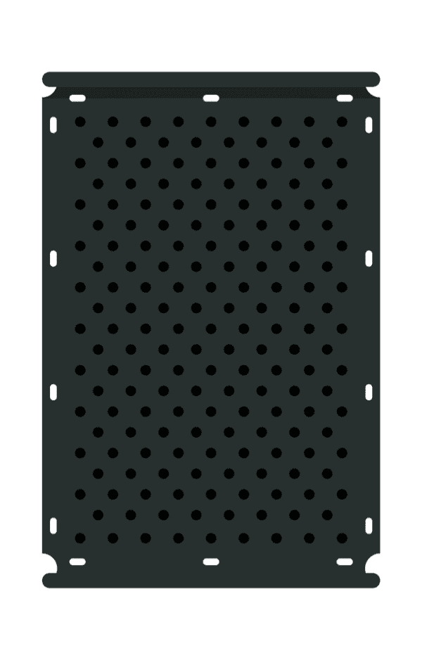 Grafische Darstellung eines blauen Poolkollektors