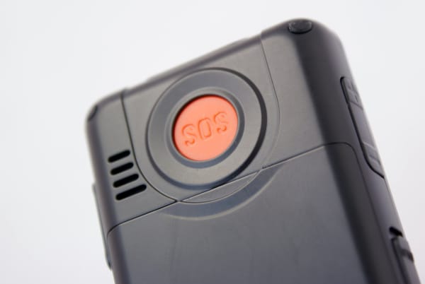 SOS Knopf an Notrufhandy