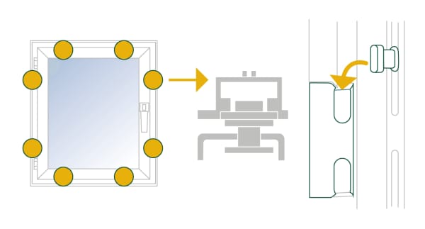 Grafik zu einbruchhemmender Verglasung