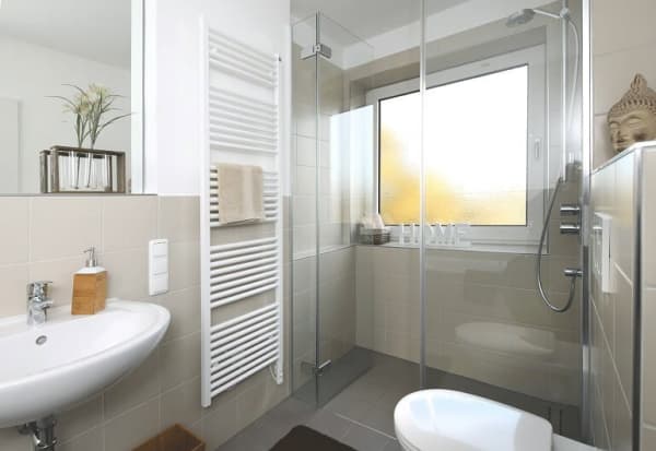 Wandheizkörper mit Handtuch