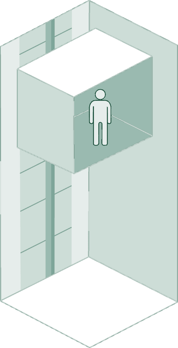 Personenaufzüge Hydraulikaufzug