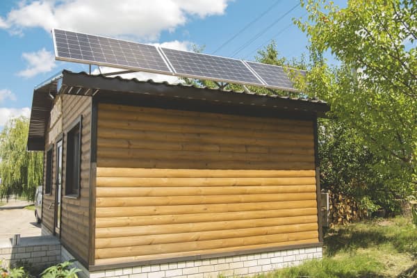 Solaranlage Gartenhaus