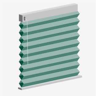 Grafik Wintergarten Wabenplissee