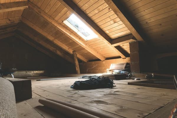 Innenansicht Dachboden