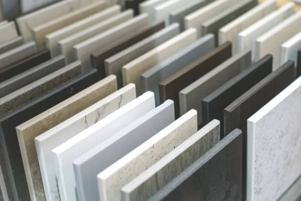 Verschiedene Muster für Küchenarbeitsplatten