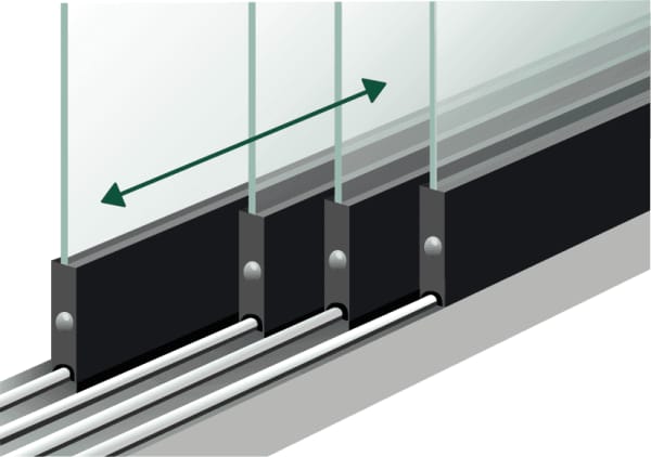 Funktion einer Schiebetür beim Wintergarten