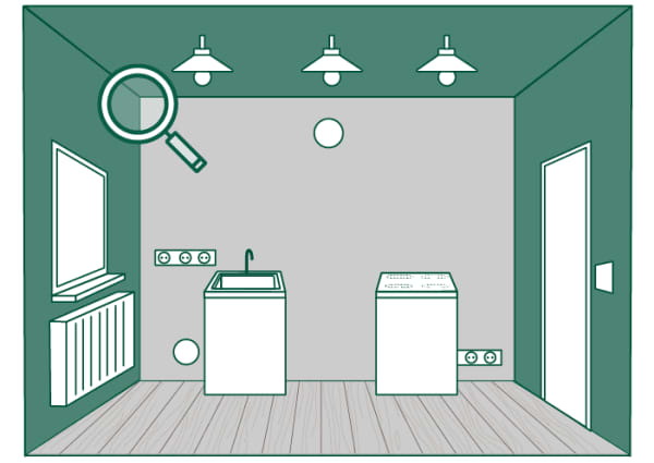 Decken & Böden in der Küche beim Ausmessen prüfen