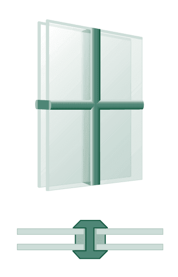 Sprossenfenster mit echter Sprosse – Aufbau und Querschnitt